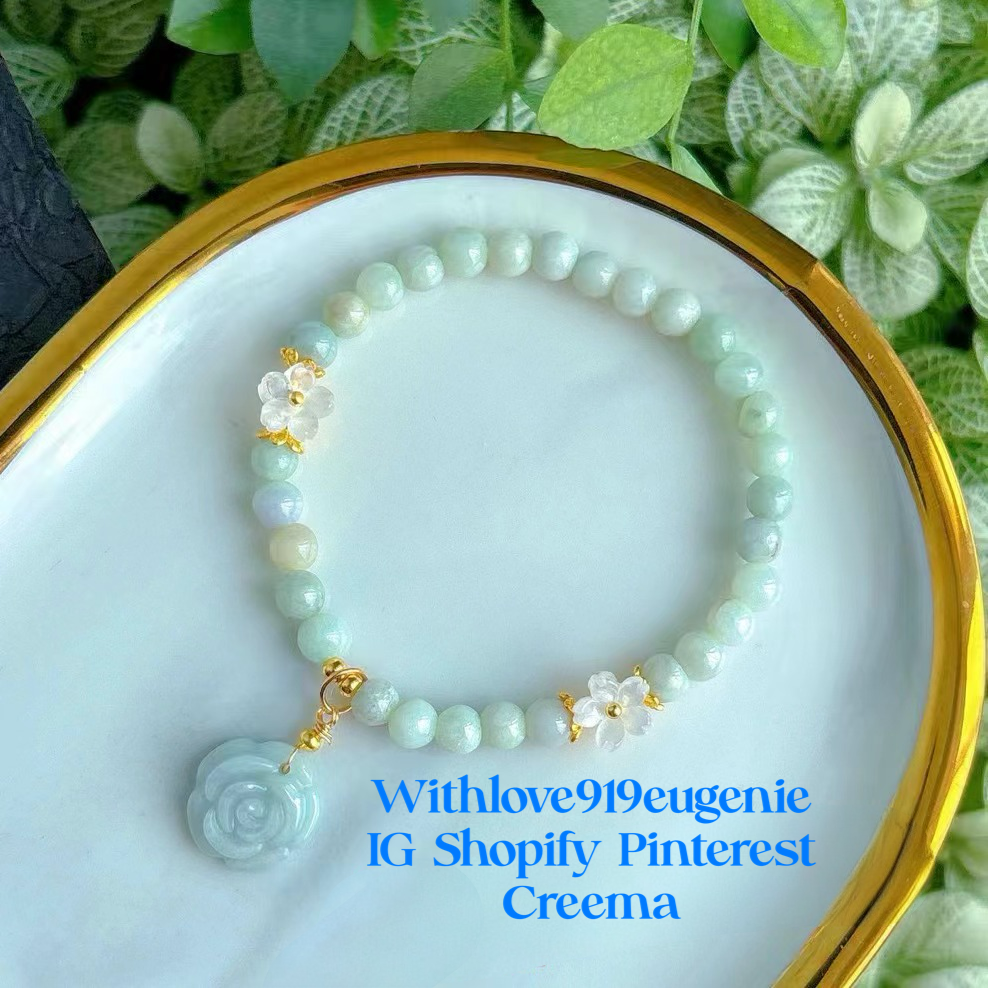 DIY Jade’s beads bracelets by withlove919eugenie @pinterest @instagram @Facebook @creema @Depop @snapchat @shopify