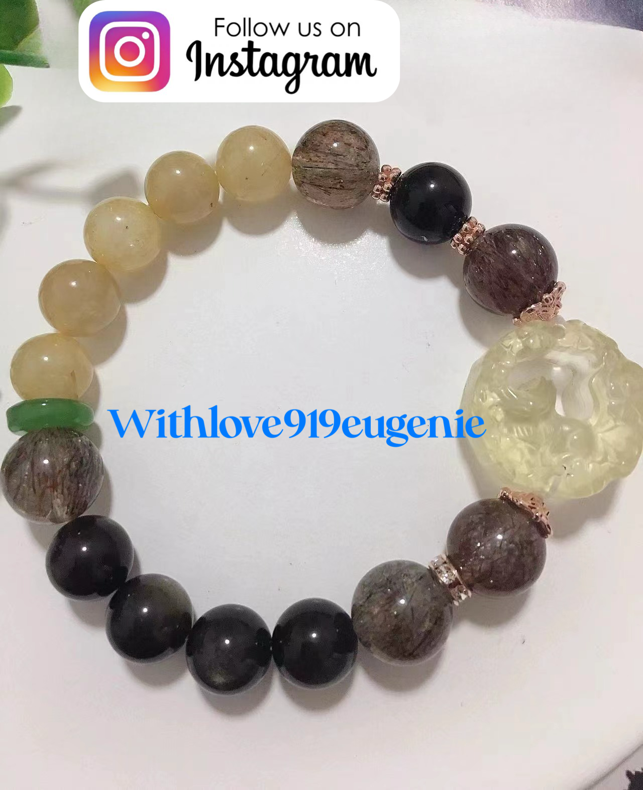 Customized gemstones bracelets for Zodiacs and 16 personalities.