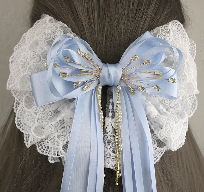 Retro style, Princess liked, Long Tail Hair Bow