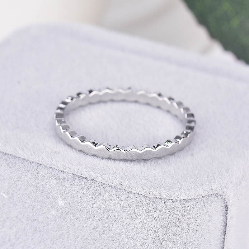 Hexagon design 6 rings in set