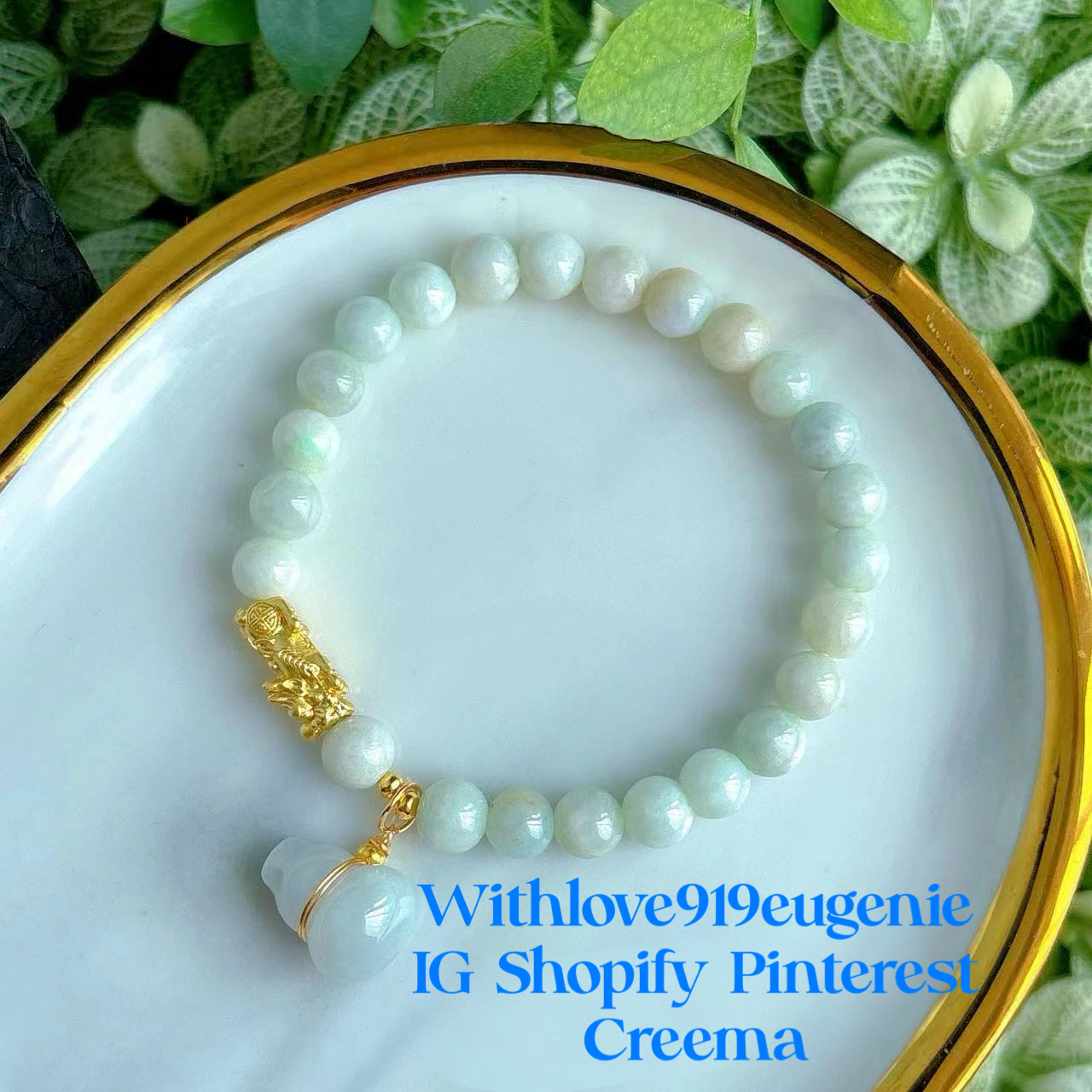 DIY Jade’s beads bracelets by withlove919eugenie @pinterest @instagram @Facebook @creema @Depop @snapchat @shopify