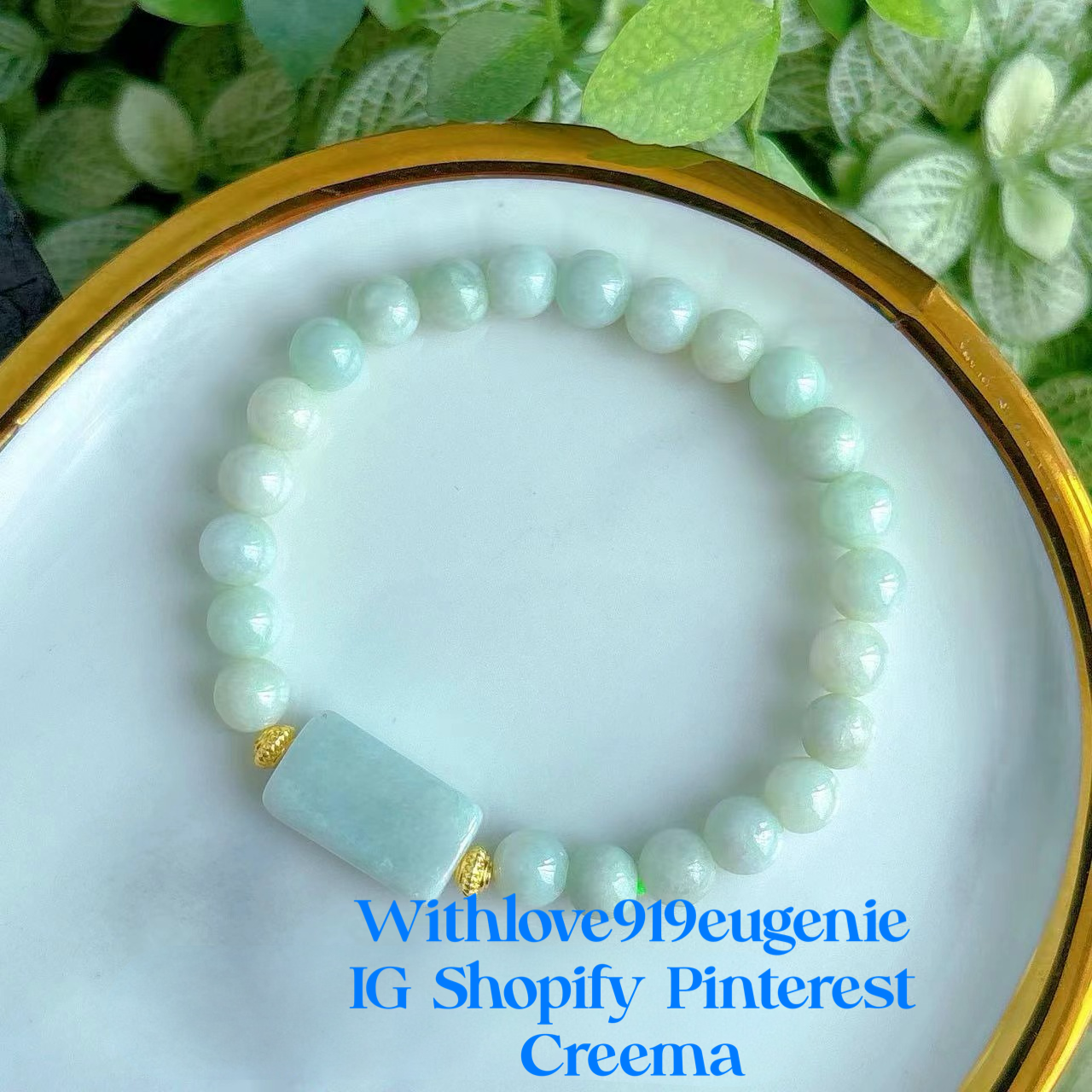 DIY Jade’s beads bracelets by withlove919eugenie @pinterest @instagram @Facebook @creema @Depop @snapchat @shopify