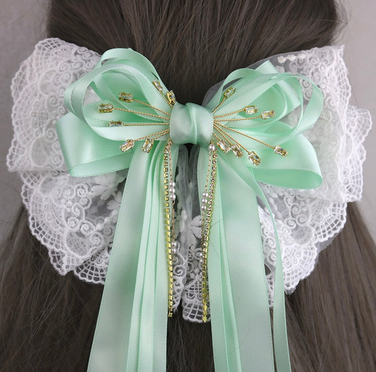 Retro style, Princess liked, Long Tail Hair Bow