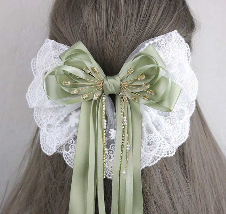 Retro style, Princess liked, Long Tail Hair Bow