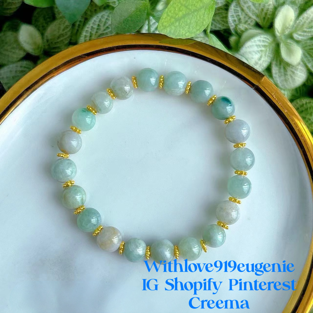 DIY Jade’s beads bracelets by withlove919eugenie @pinterest @instagram @Facebook @creema @Depop @snapchat @shopify