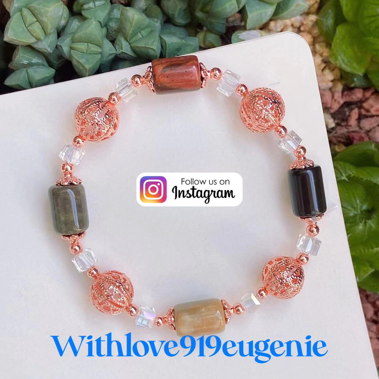 Customized gemstones bracelets for Zodiacs and 16 personalities.