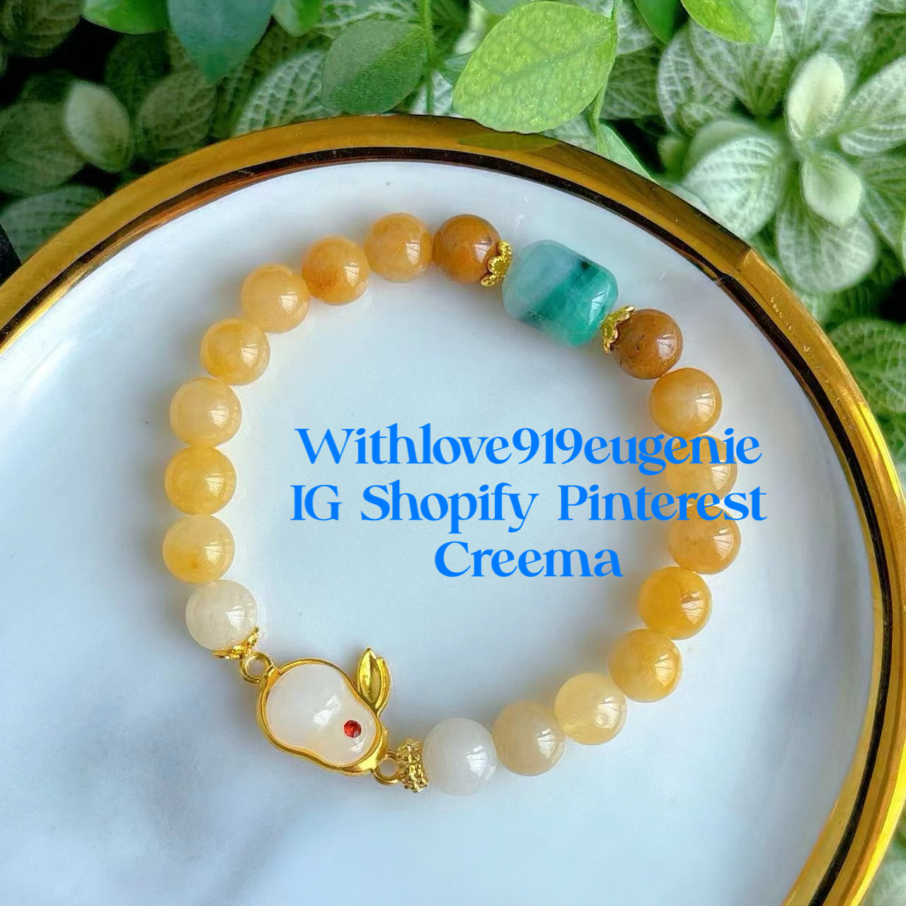 DIY Jade’s beads bracelets by withlove919eugenie @pinterest @instagram @Facebook @creema @Depop @snapchat @shopify
