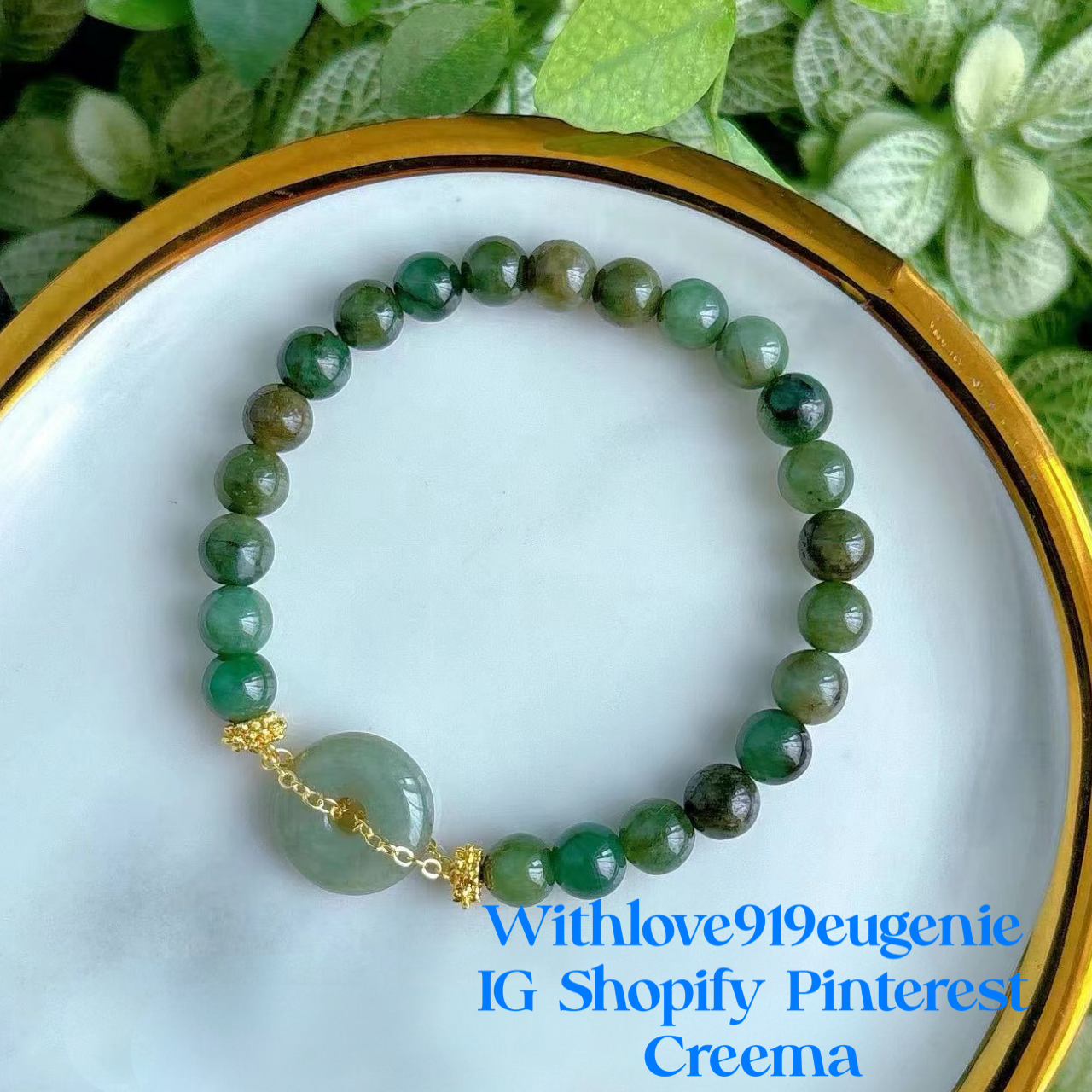 DIY Jade’s beads bracelets by withlove919eugenie @pinterest @instagram @Facebook @creema @Depop @snapchat @shopify