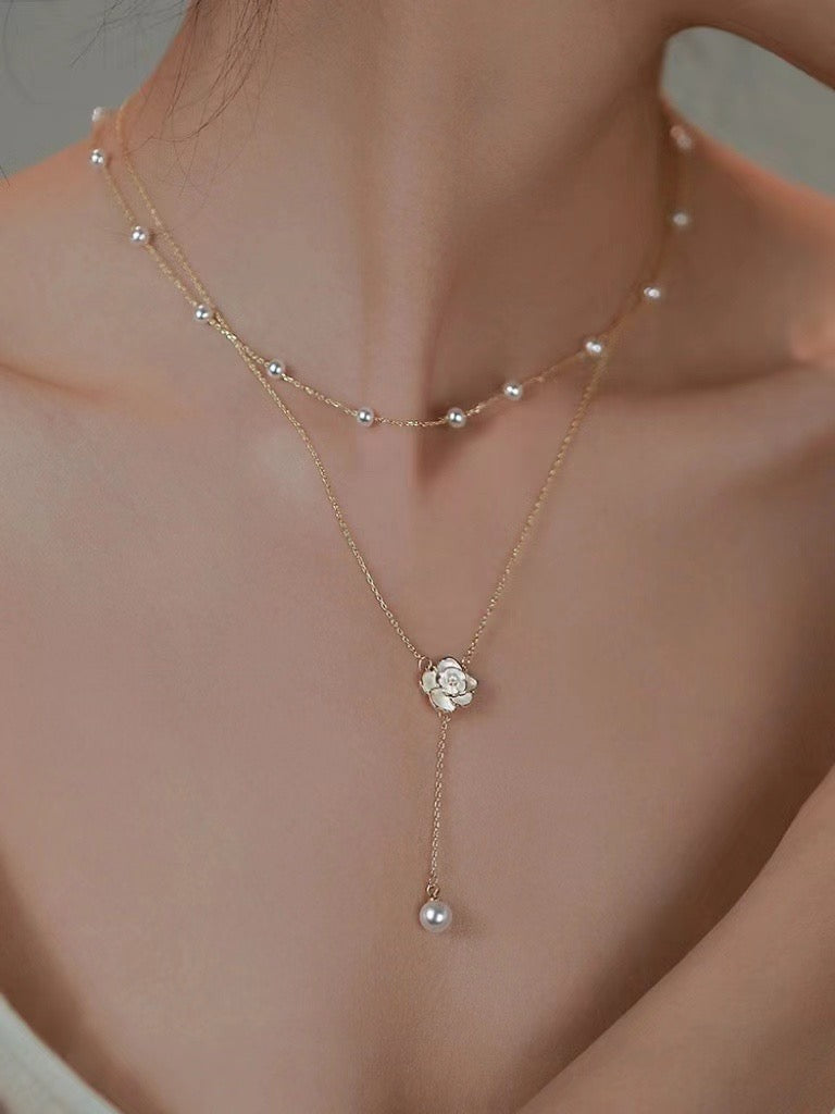Autumn Pearl Necklaces set