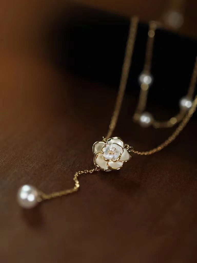 Autumn Pearl Necklaces set