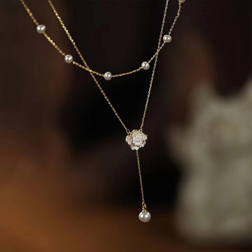 Autumn Pearl Necklaces set