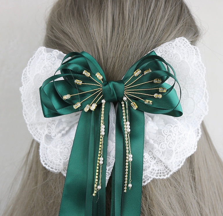 Retro style, Princess liked, Long Tail Hair Bow