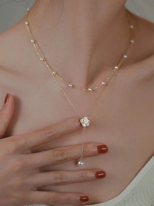 Autumn Pearl Necklaces set
